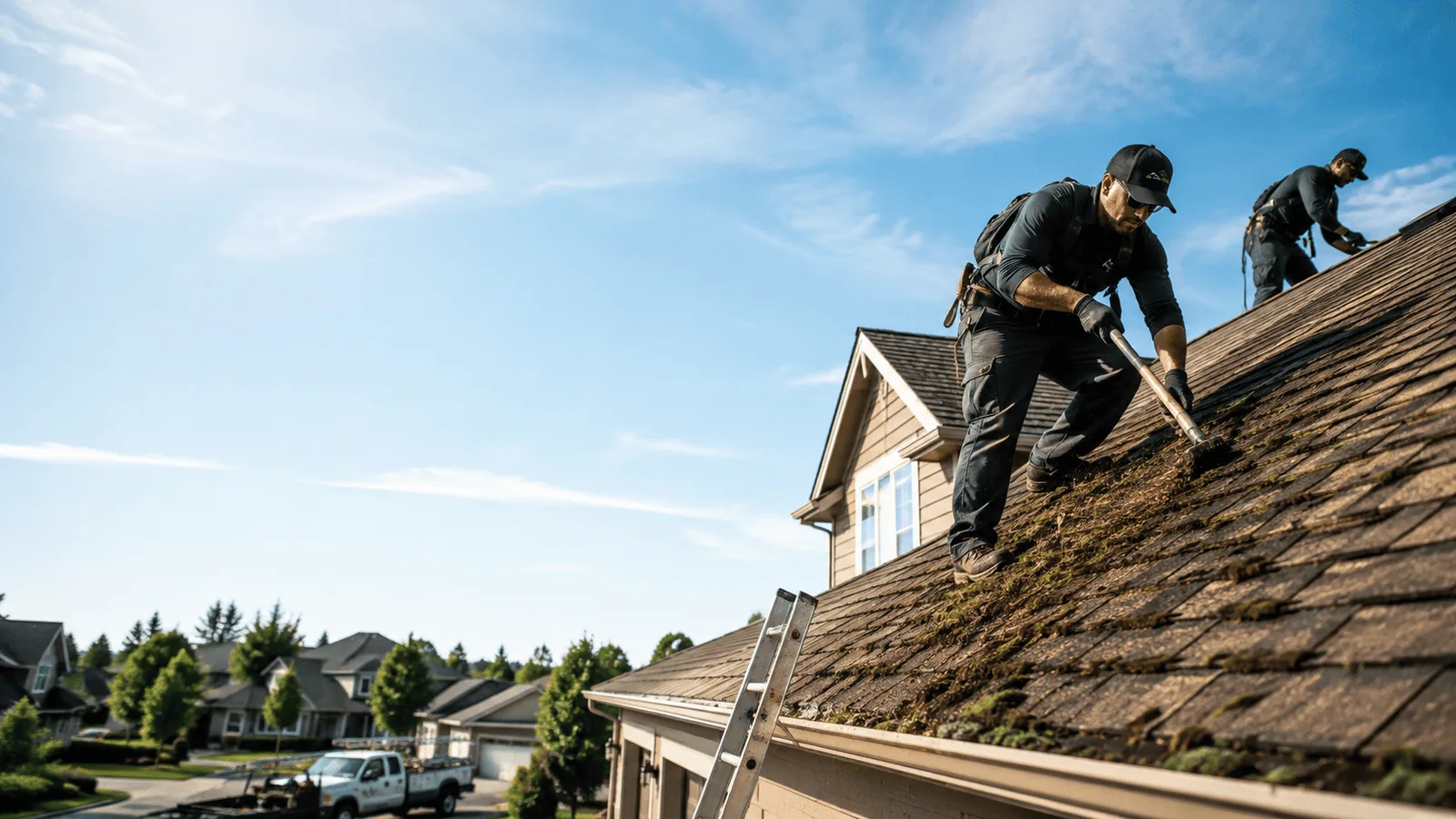 Roof Moss Removal in Bronson, MI near me